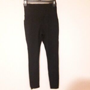 Women's Danskin size small black leggings w/side pockets